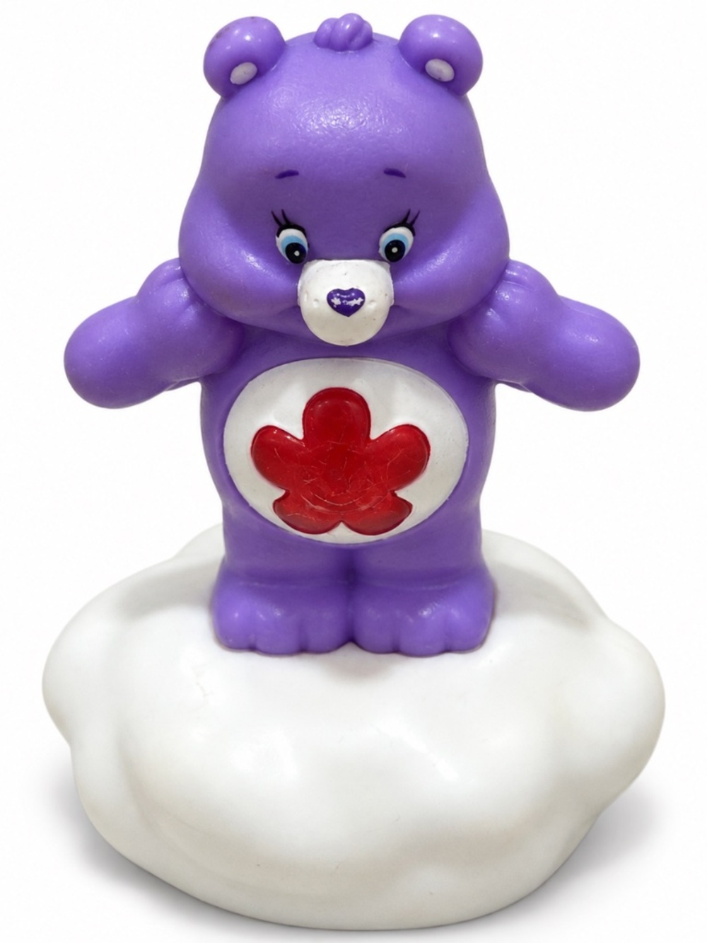 2013 Care Bears Harmony Bear Burger King Kids Meal Toy Cute purple Harmony Bear